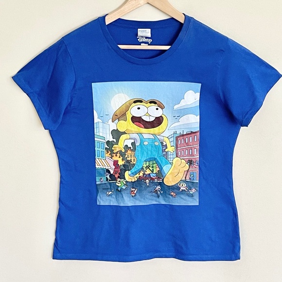 NEW Disney Channel Big City Greens Cricket Graphic Blue T Shirt Women’s Large - Picture 4 of 11